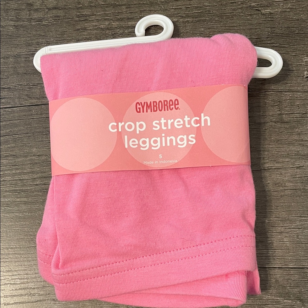 Gymboree Bright Pink Crop Leggings 5